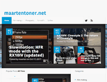 Tablet Screenshot of maartentoner.net